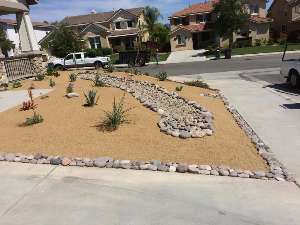 Custom lawn care service for outdoor upgrades in Hemet, CA by T&S Tree Service and Landscaping