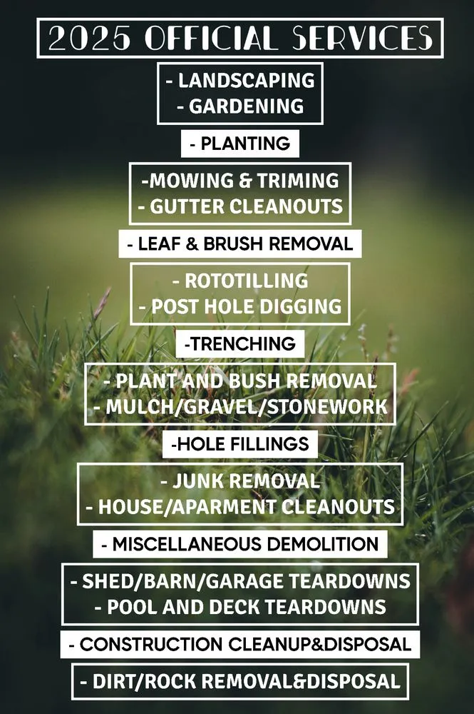 Local garden landscaping in Dixon, IL by T&T Total Services