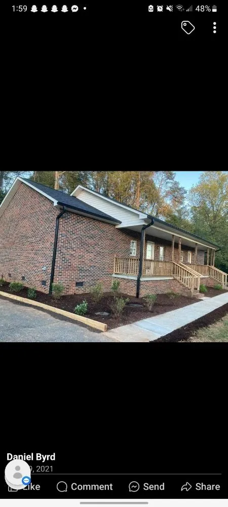 Custom landscape installation in Old Fort, NC - TT's Total Repair
