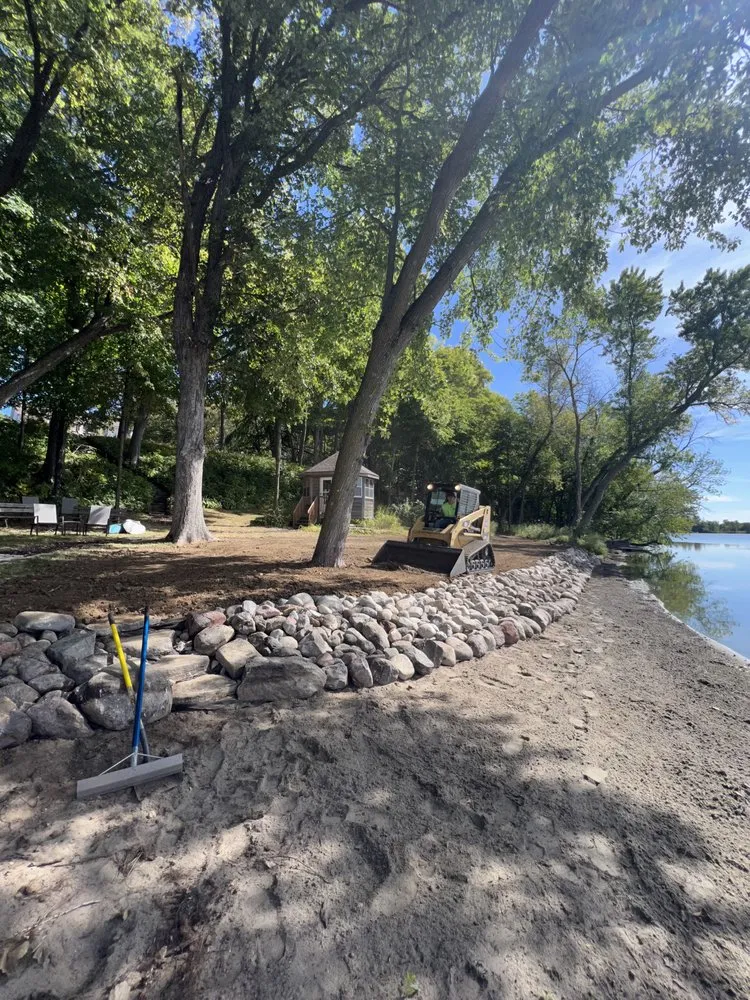 Expert residential landscaping for beautiful yards in Zimmerman, MN by Tucker Site Services