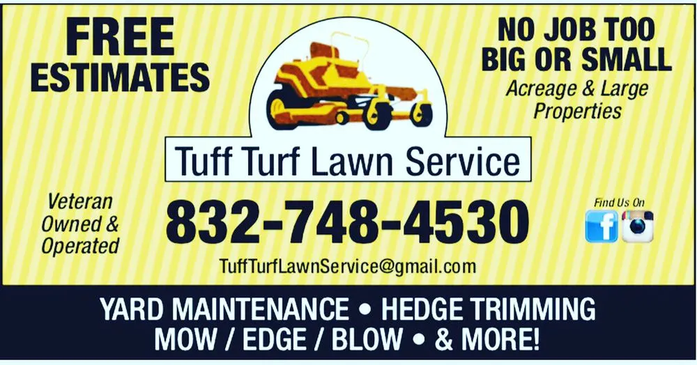 Custom yard cleanup service in Waller, TX - Tuff Turf Lawn Service