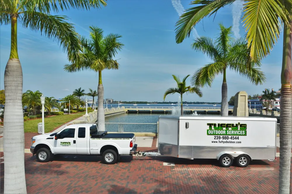Custom yard cleanup service with custom design across Cape Coral, FL - Tuffy's Outdoor Services