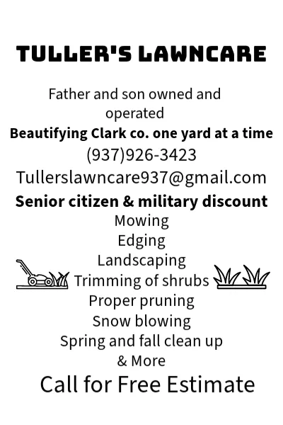 Custom outdoor landscaping in Springfield, OH by Tullers Lawncare