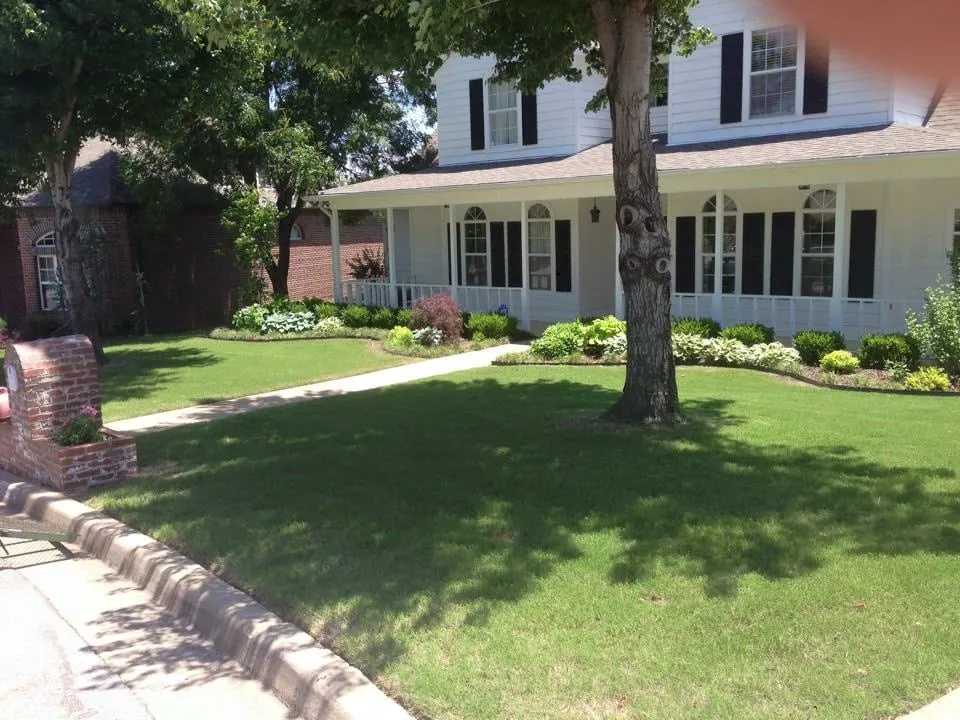 Affordable outdoor landscaping for residential properties in Tulsa, OK by Tulsa Lawn Services