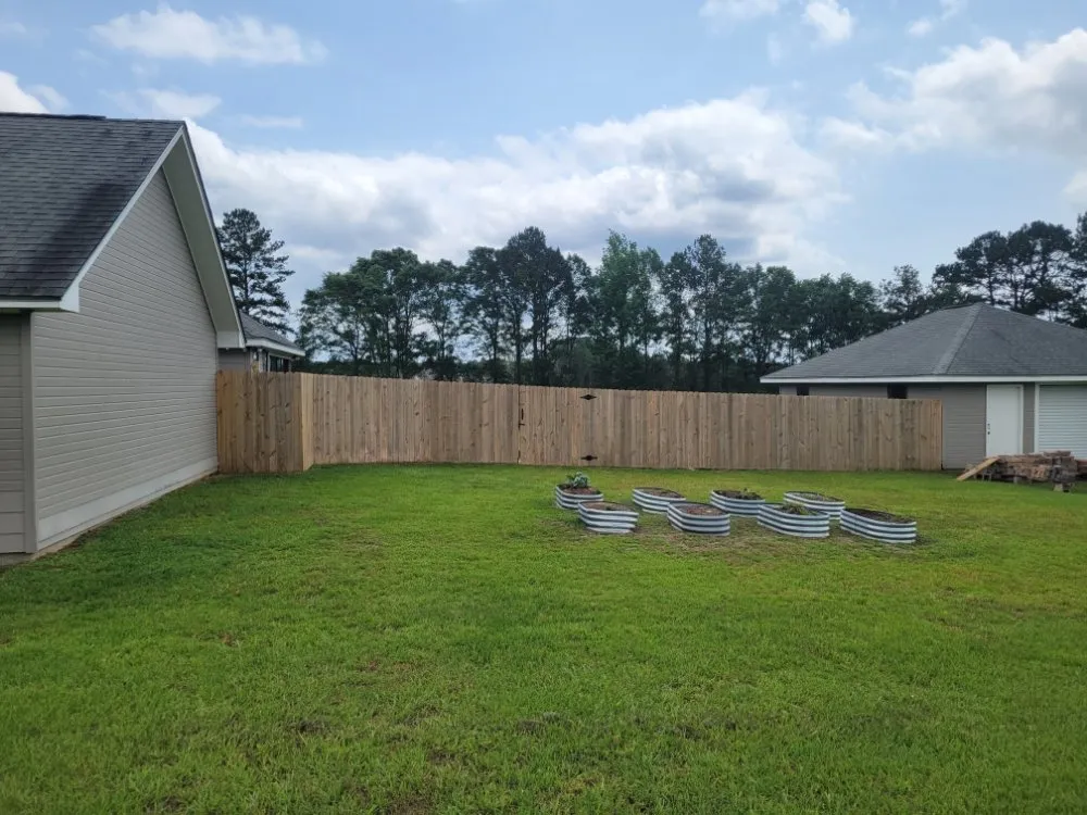 Custom landscape installation in Purvis, MS by Tumey Lawn Care