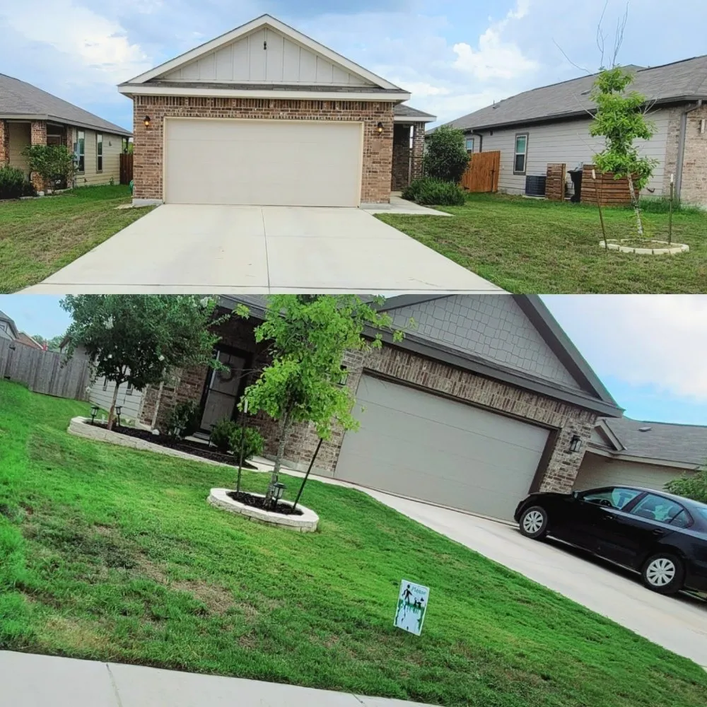Local residential landscaping in New Braunfels, TX by Tumlinson Yard Services