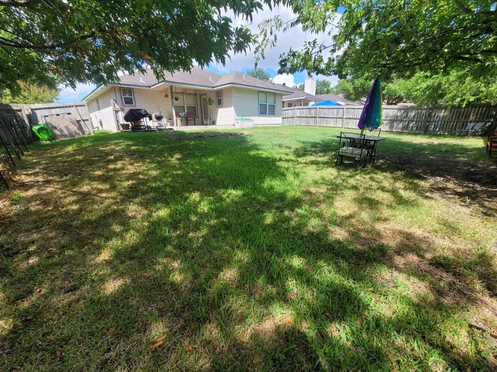 Custom landscape installation in New Braunfels, TX - Tumlinson Yard Services