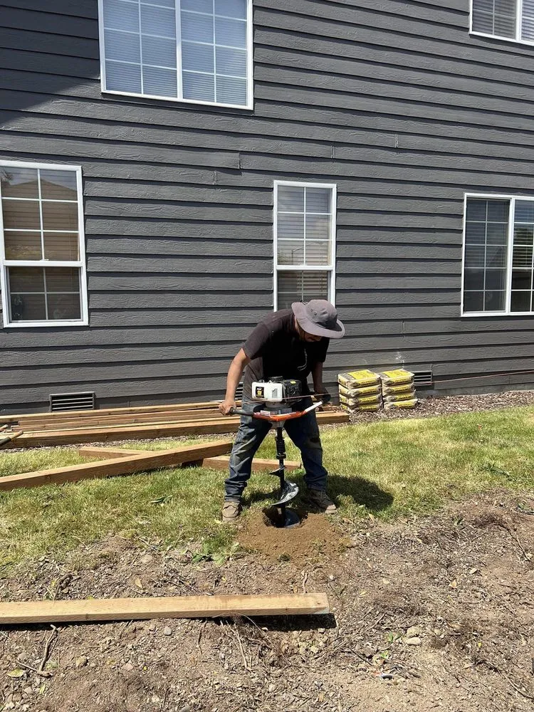 Professional landscape installation with custom design in Puyallup, WA by Tung Nguyen Landscaping