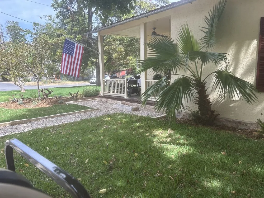 Top-rated landscaping services in New Braunfels, TX by Tunik and Carter the Sage