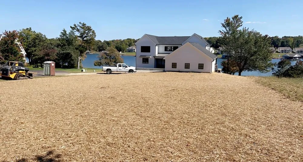 Custom landscape installation for residential properties in Vinton, VA by Tunstall’s Excavating & Landscaping