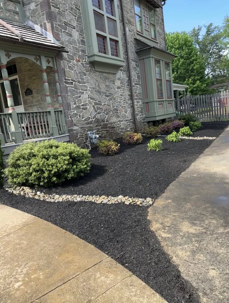 Custom landscape installation in Elkins Park, PA - Turbo Lawn and Property Care