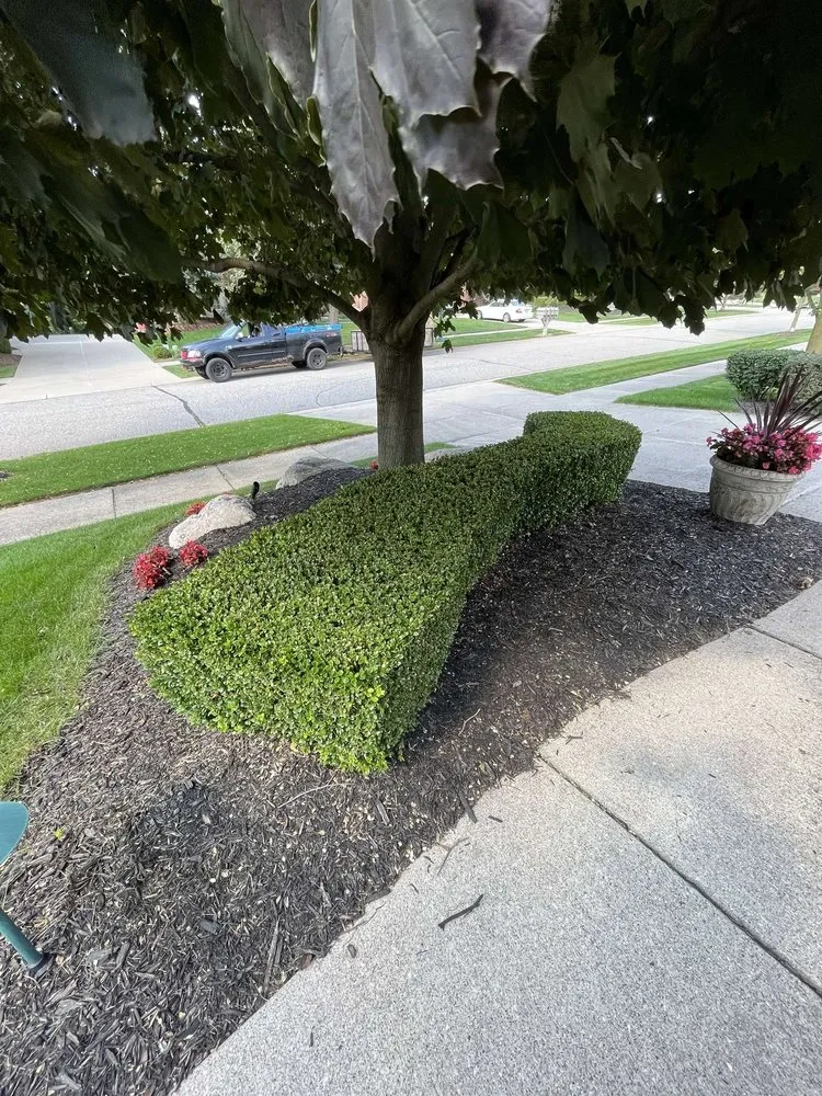 Custom outdoor landscaping for beautiful yards in Troy, MI by Turbo Property Maintenance