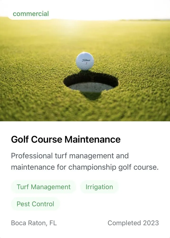 Professional lawn mowing service in Haverhill, FL by Turf Design & Associates