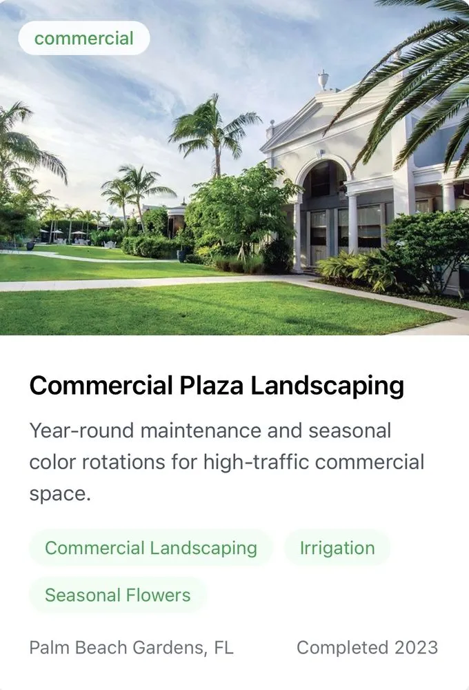 Professional garden landscaping experts serving Haverhill, FL - Turf Design & Associates