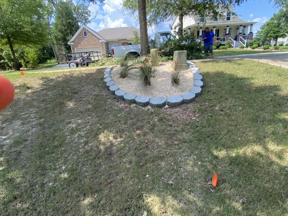 Affordable yard cleanup service for outdoor upgrades in Columbia, SC by Turf Dogs Landscaping