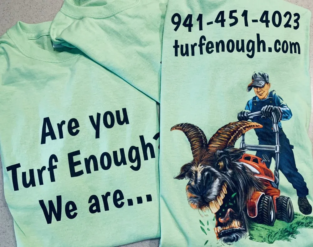 Professional lawn mowing service for year-round maintenance in North Port, FL by Turf Enough Lawn Care