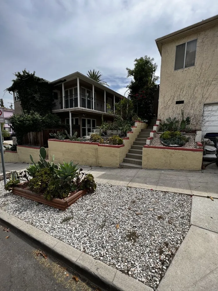 Local lawn mowing service with custom design in Los Angeles, CA by Turf Express