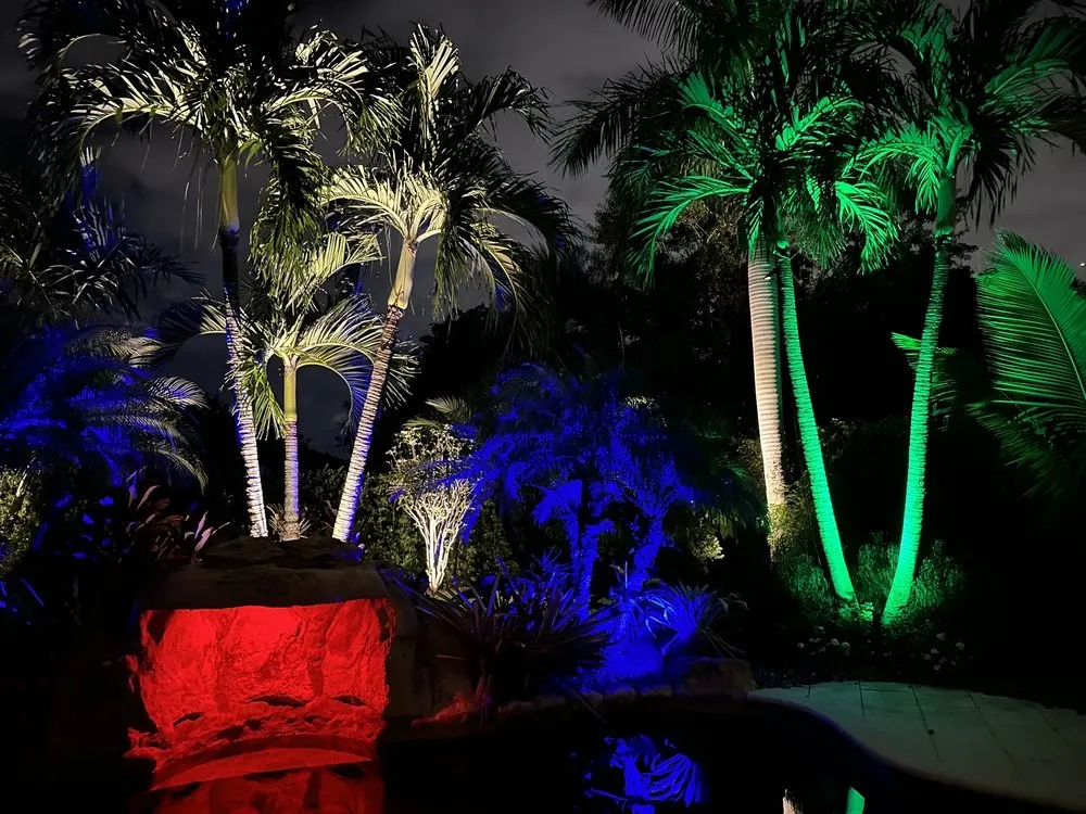 Local yard maintenance with custom design in Pompano Beach, FL by Turf Grass & Landscape