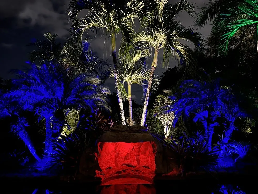 Custom lawn mowing service with custom design across Pompano Beach, FL - Turf Grass & Landscape