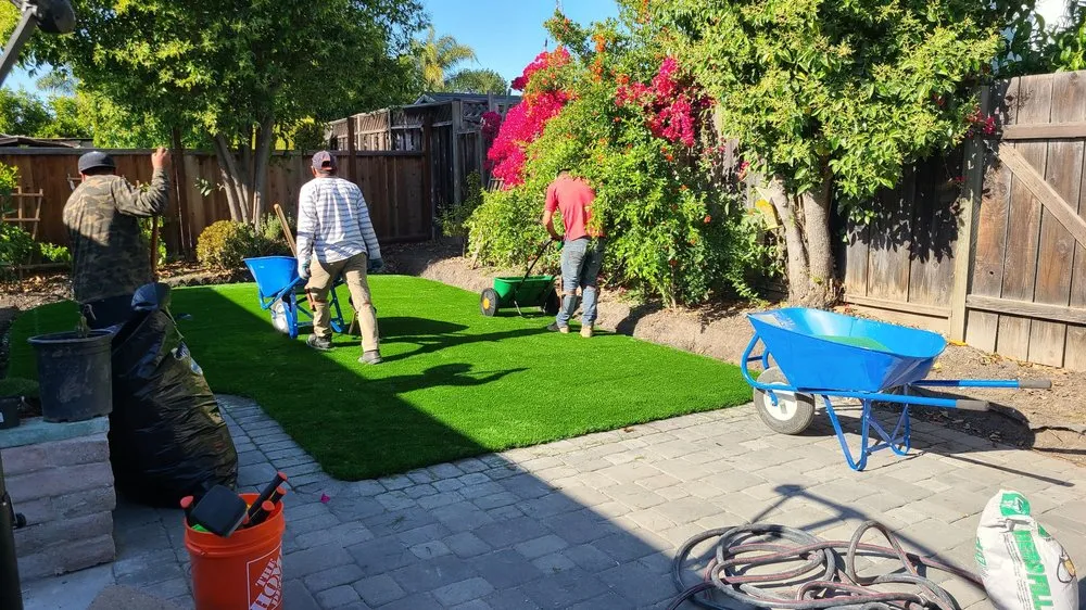 Reliable residential landscaping for residential properties in San Jose, CA by Turf Greens Installation