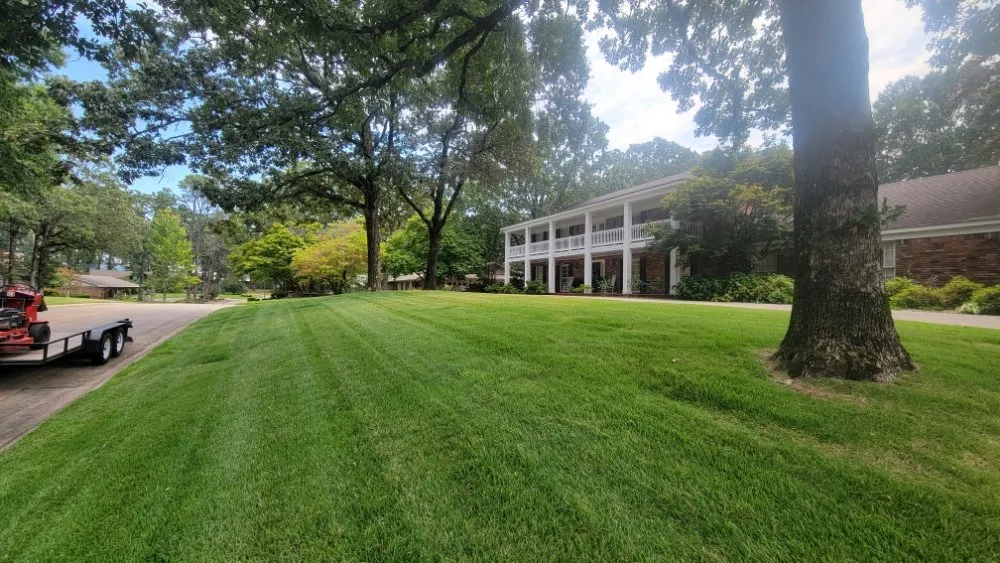 Professional outdoor landscaping with custom design in Hensley, AR by Turf Hawg