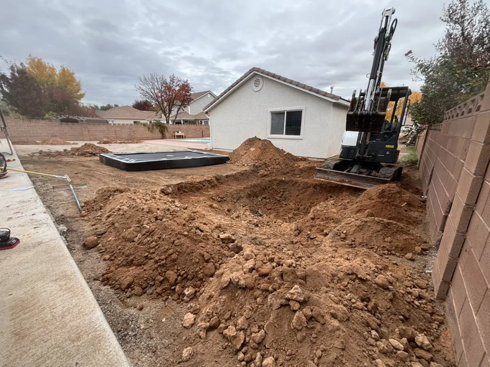 Custom outdoor landscaping in Hurricane, UT by Turf It