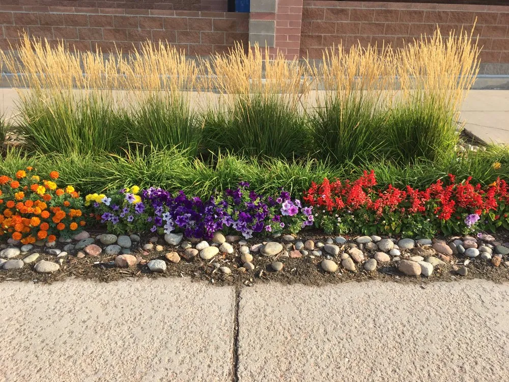 Professional yard maintenance with custom design in Colorado Springs, CO by Turf Master