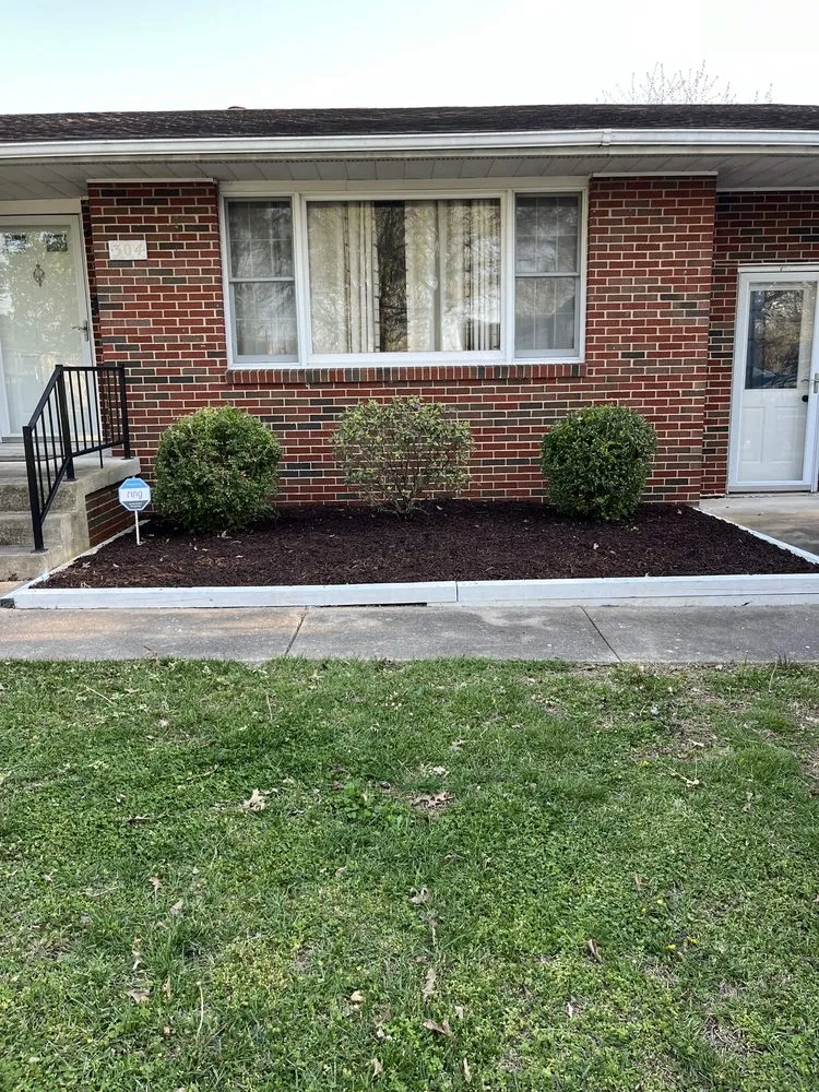 Professional residential landscaping in Litchfield, IL by Turf Master Lawn Care