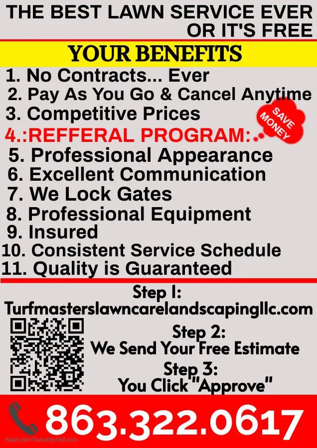 Local yard maintenance in Sebring, FL - Turf Masters Lawncare & Landscaping