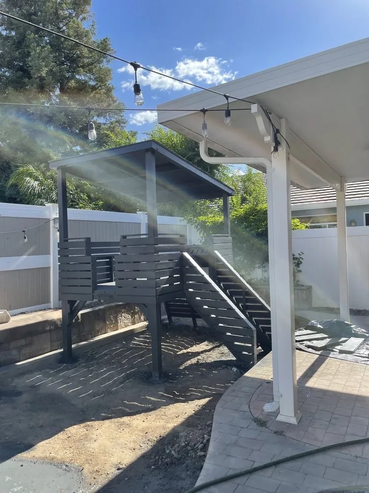 Custom outdoor landscaping in Modesto, CA by Turf Masters Solutions