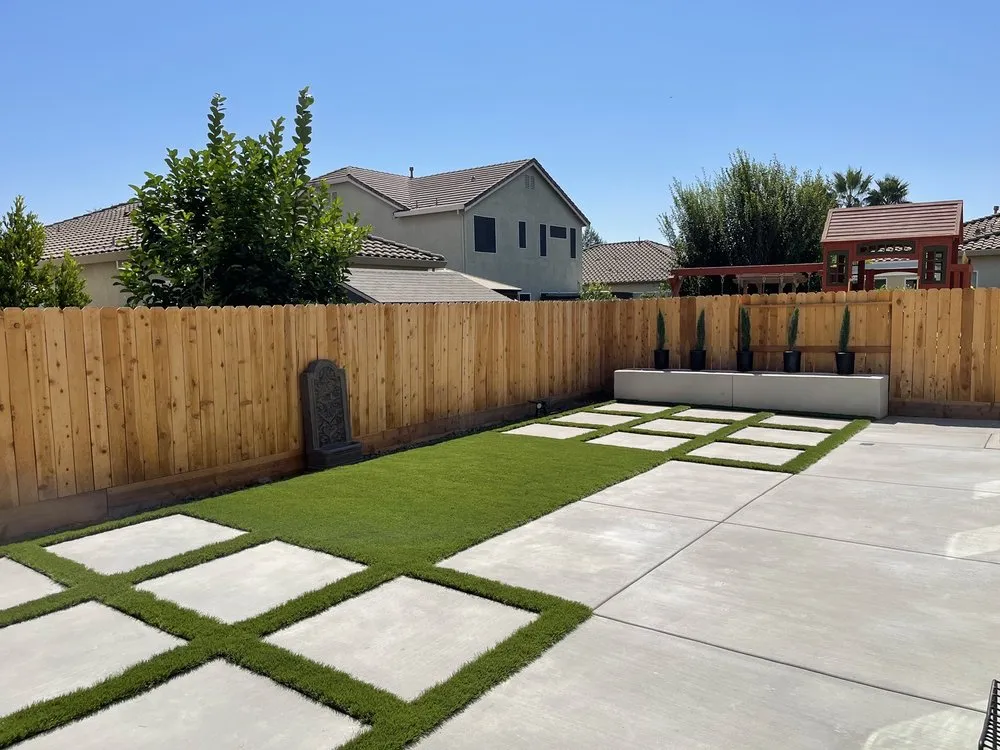Professional garden landscaping in Modesto, CA by Turf Masters Solutions