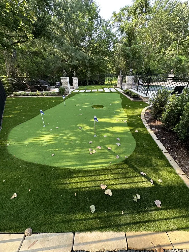 Expert residential landscaping for year-round maintenance in Houston, TX by Turf Mastros