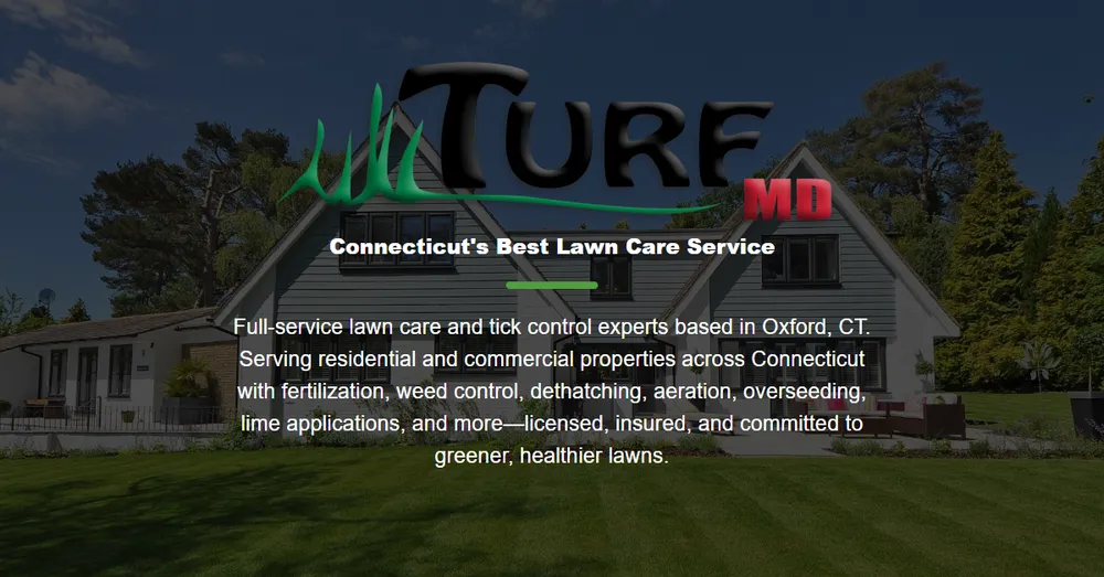 Custom yard cleanup service in Oxford, CT by Turf MD