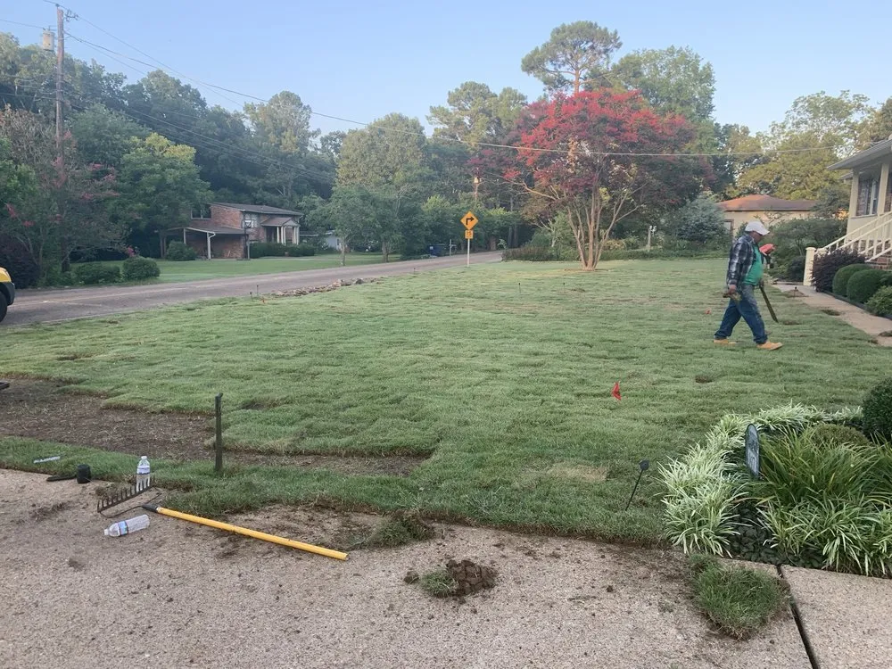 Local yard maintenance with custom design in Huntsville, AL by Turf Medic