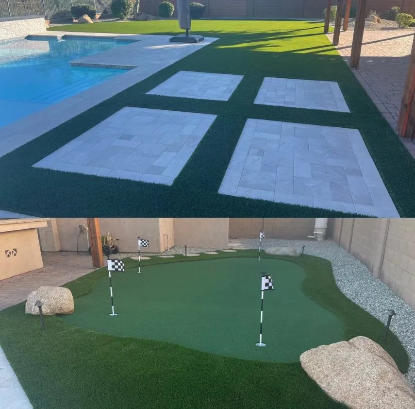 Custom landscape design in Phoenix, AZ by Turf Monsters