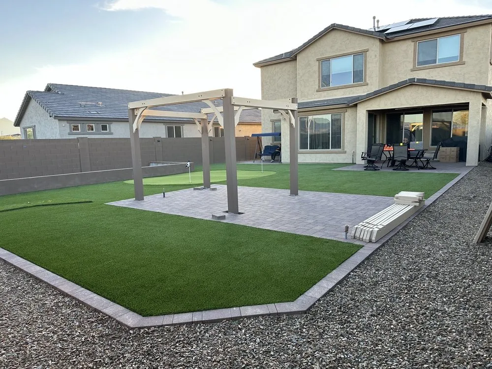 Custom lawn care service for outdoor upgrades across Phoenix, AZ - Turf Monsters