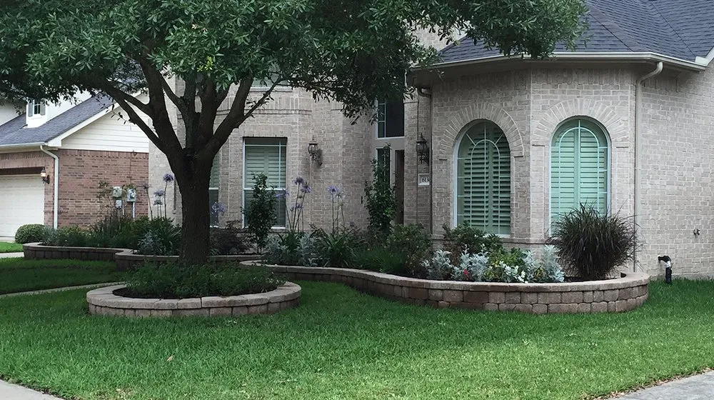 Professional outdoor landscaping in Cypress, TX by Turf Plus Outdoor Living