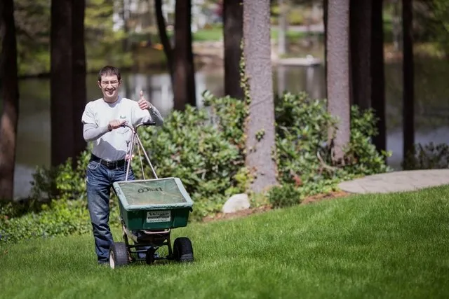 Custom lawn care service in Foxborough, MA by Turf Pro