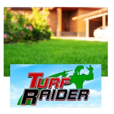 Turf Raider Lawn & Landscape Logo