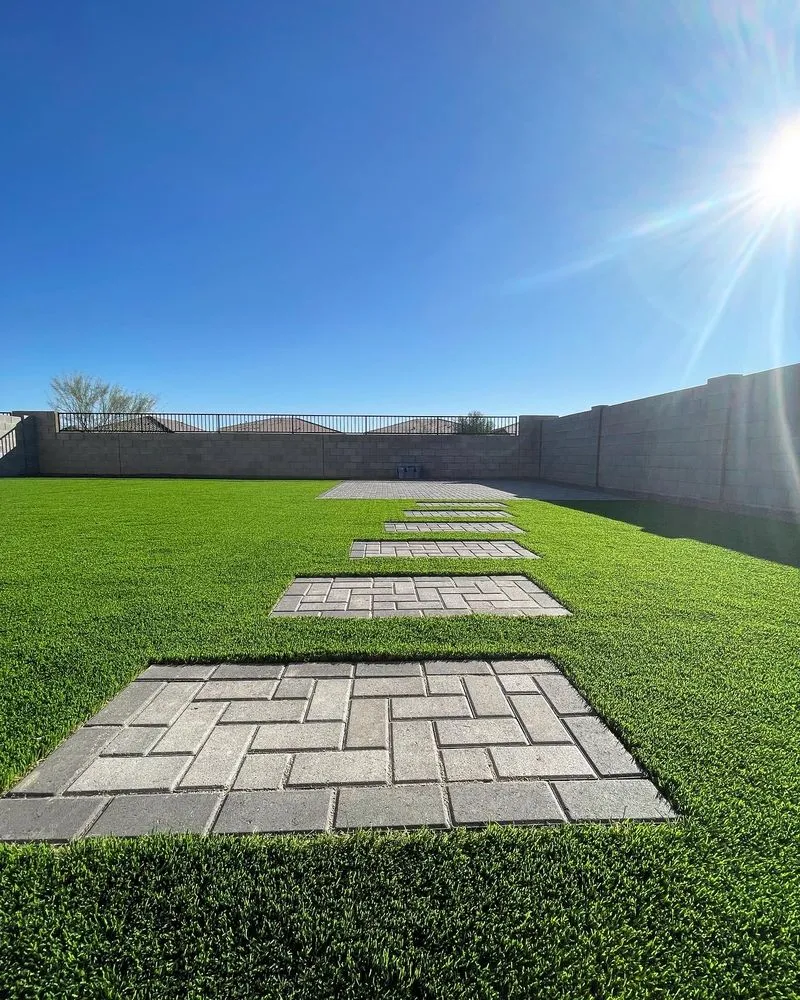 Custom yard maintenance for outdoor upgrades in Phoenix, AZ by Turf Sharks