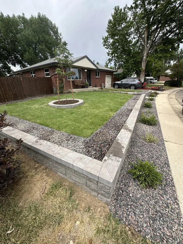 Affordable landscape design in Brighton, CO by Turf Talent Lawn & Landscape
