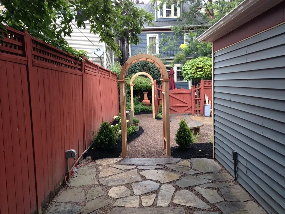 Professional residential landscaping in Lockport, NY by Turf Tec