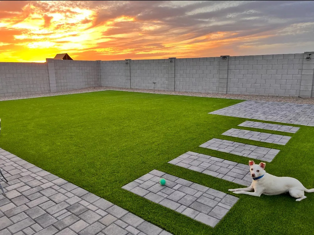 Affordable garden landscaping in Mesa, AZ by Turf Time AZ