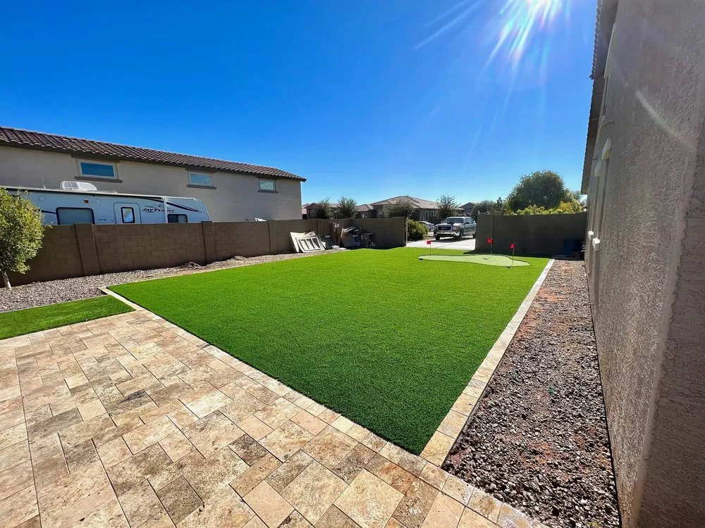 Top-rated garden landscaping in Mesa, AZ by Turf Time AZ