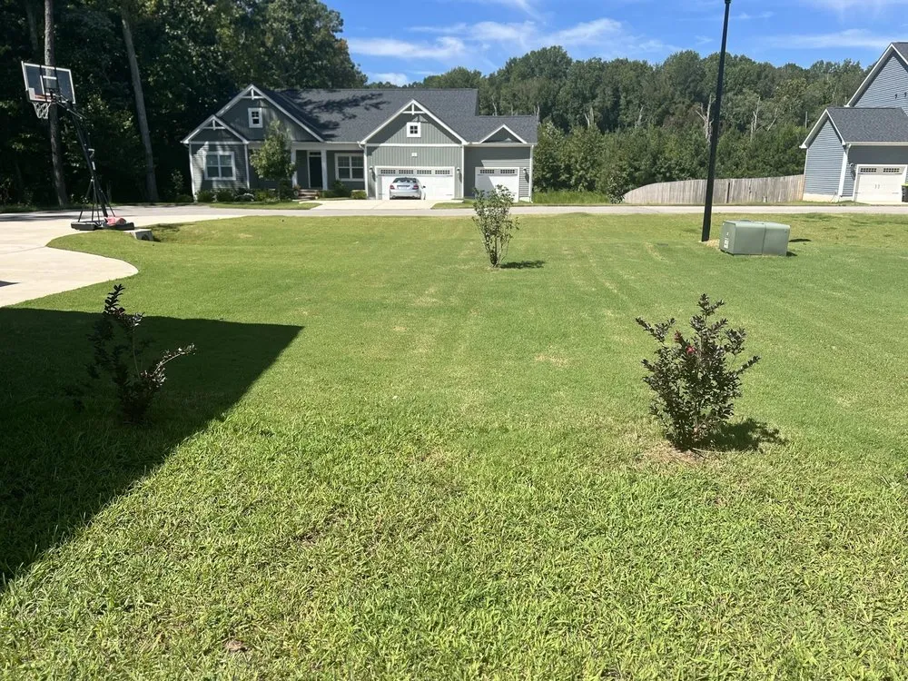 Custom outdoor landscaping near you in Youngsville, NC by Turf Titanz