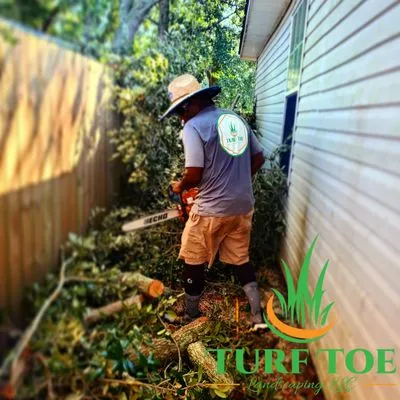 Turf Toe Landscaping Logo