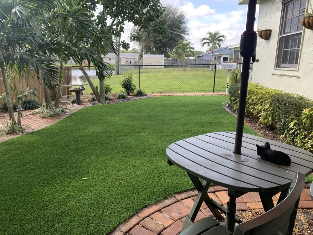 Reliable yard cleanup service in Pompano Beach, FL by TurfGrass Artificial Solutions