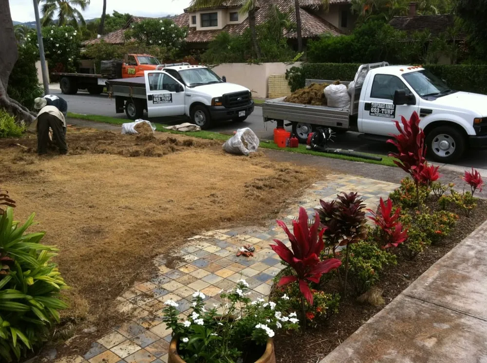 Custom residential landscaping in Waianae, HI - Turfgrass Hawaii
