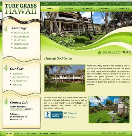 Professional yard maintenance experts serving Waianae, HI - Turfgrass Hawaii