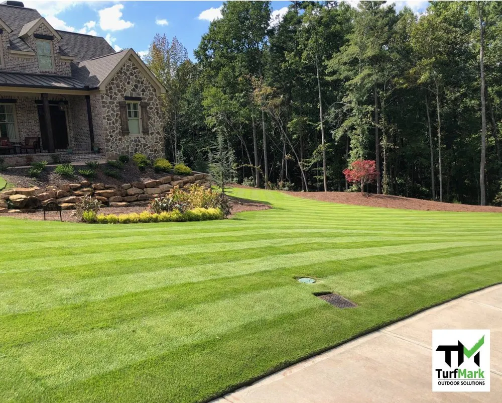 Custom yard cleanup service in Flowery Branch, GA by TurfMark Outdoor Solutions